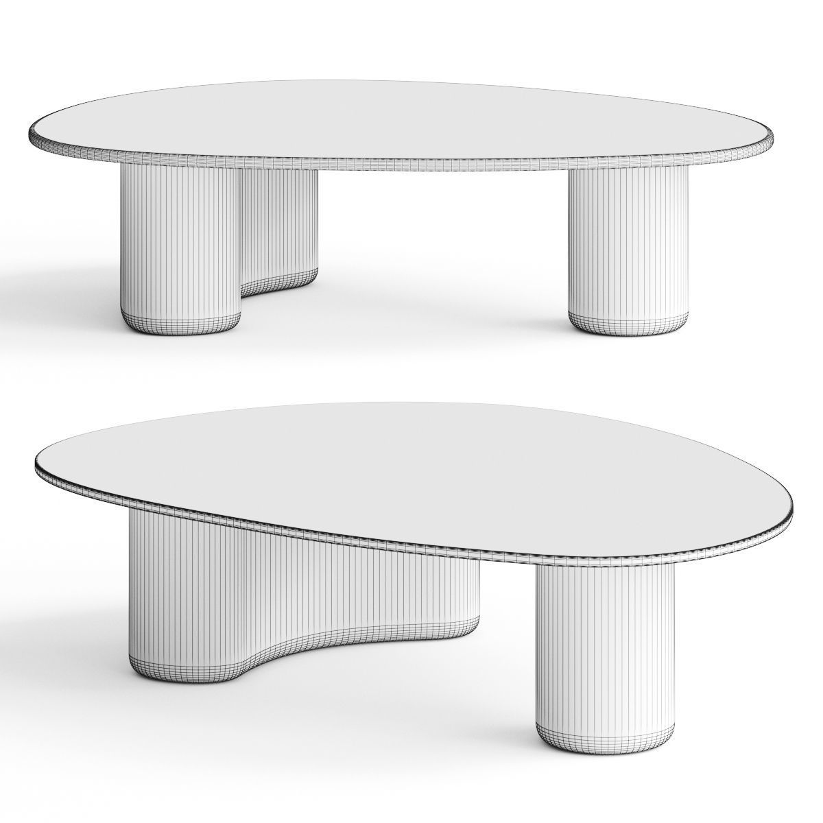 Nature Design Lake Coffee Table 3D model_1