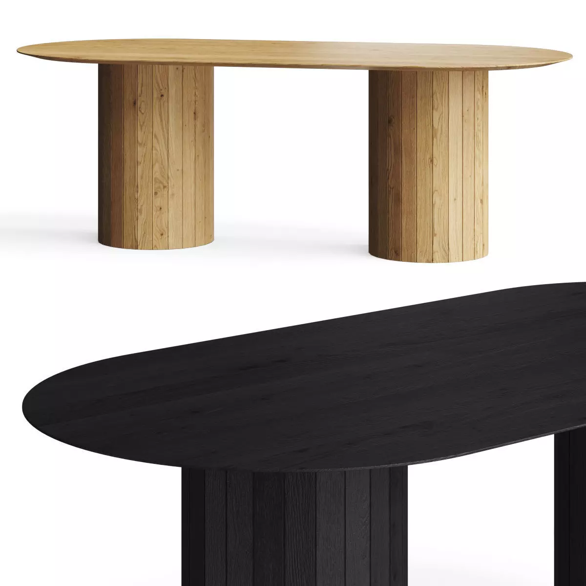 Lulu and Georgia Benedict Oval Dining Table 3D model_0