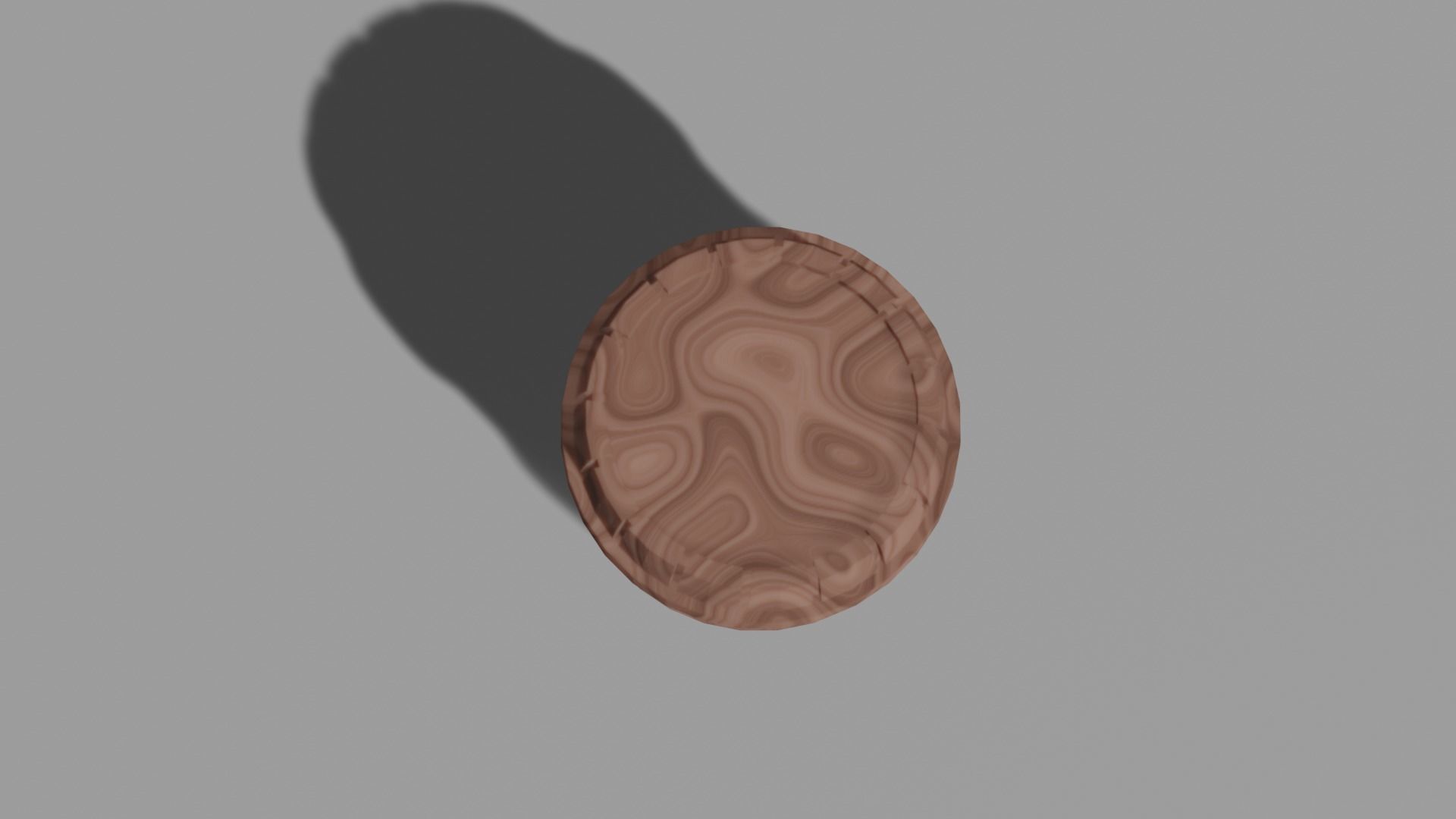 Wooden barrel 3D model_4