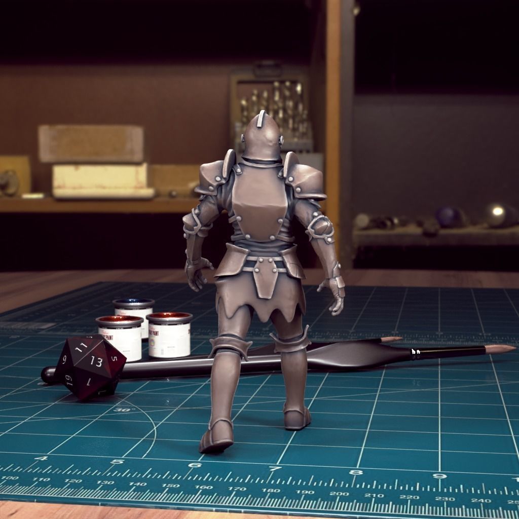 Animated Armour 04 - Pre-Supported 3D print model_3