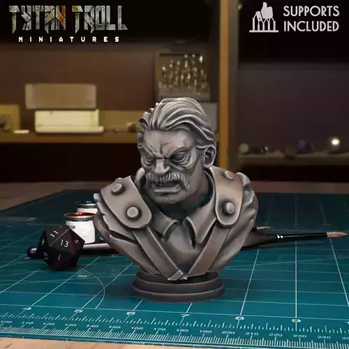 Curse of Strahd - Milosh Bust - Pre-Supported