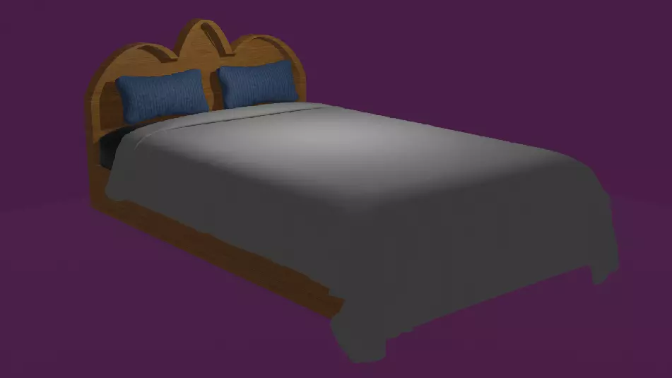 MODERN BED Free 3D print model