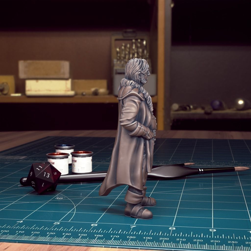 Curse of Strahd - Kolyan - Pre-Supported 3D print model_4