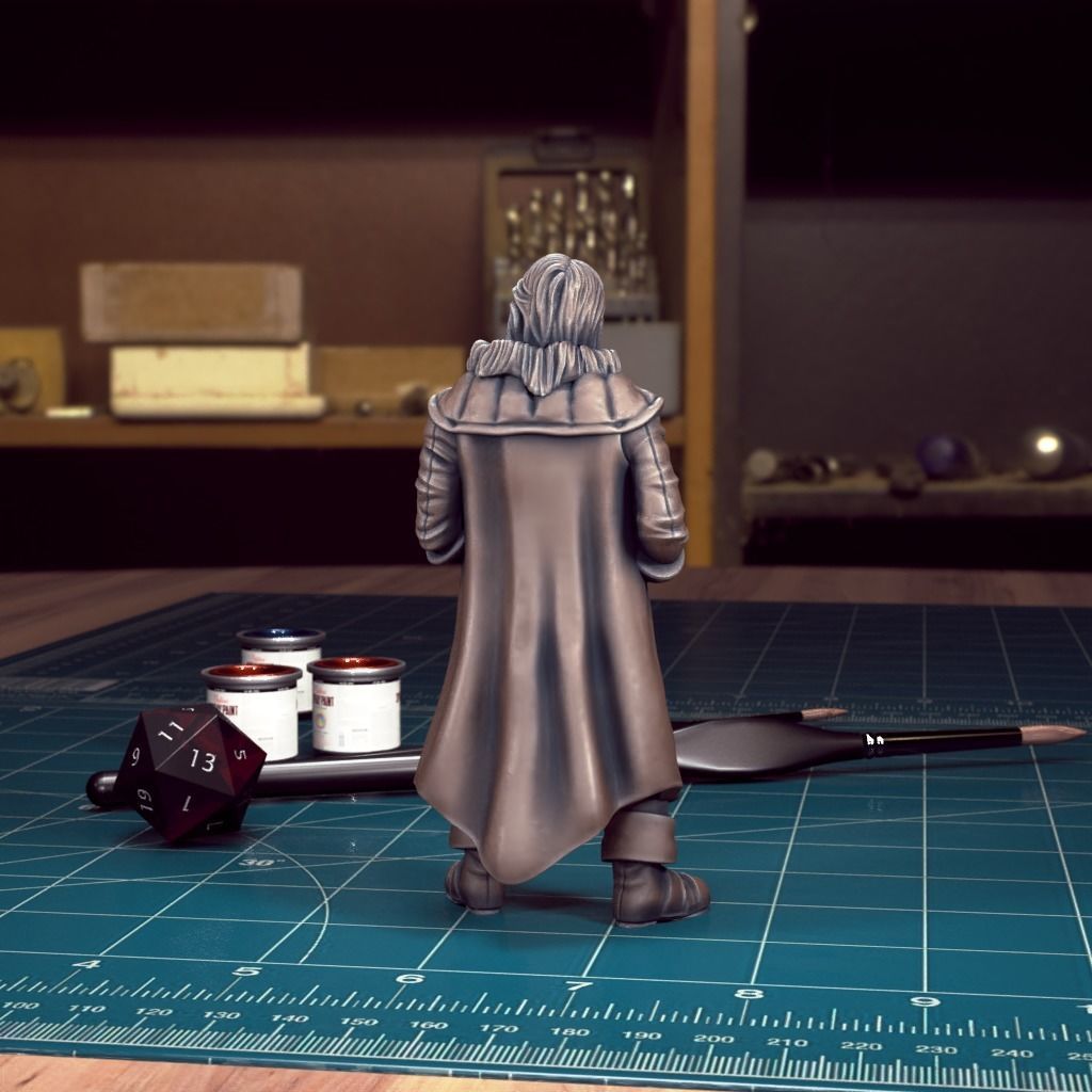 Curse of Strahd - Kolyan - Pre-Supported 3D print model_3