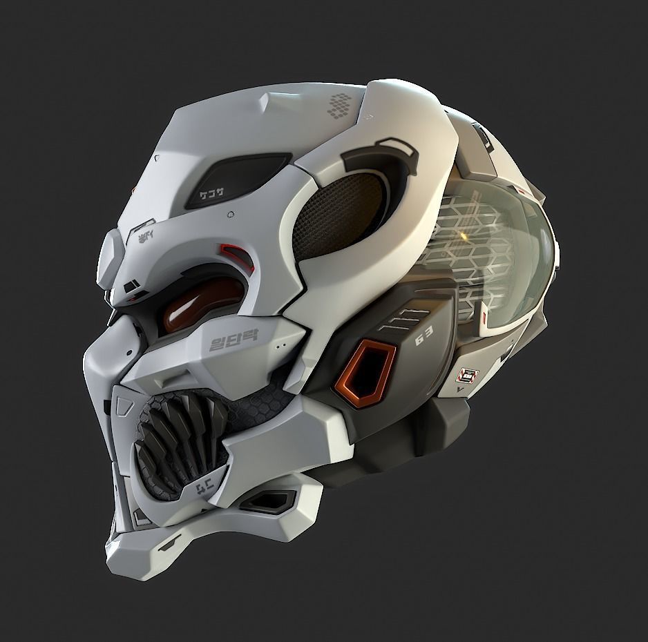 Helmet 022 01 3D model_2