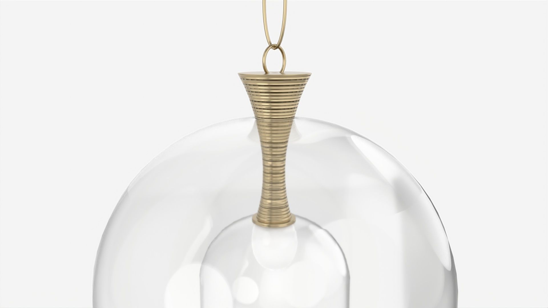 Bell Pendant Baker Murano 3D model_2