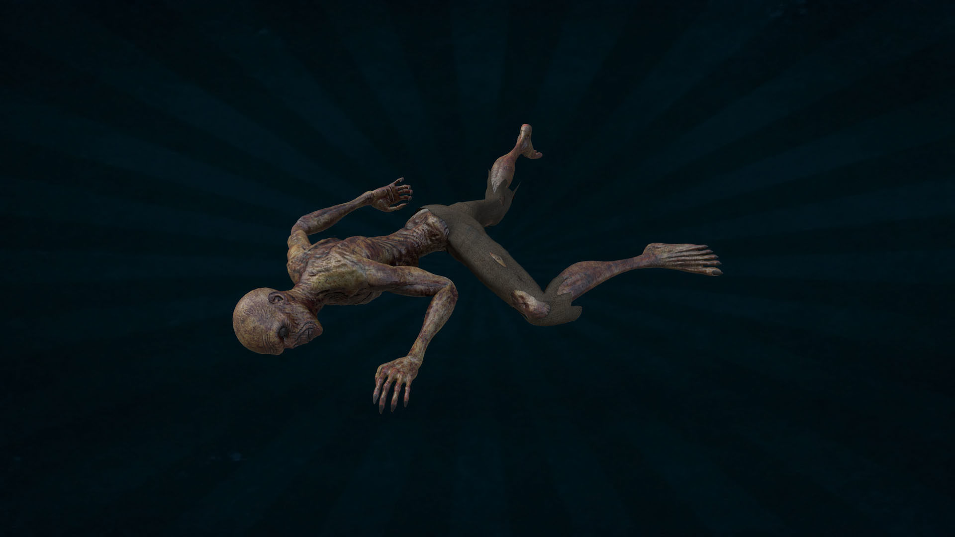 ZOMB-005 Zombie Dying Animation 3D model_7