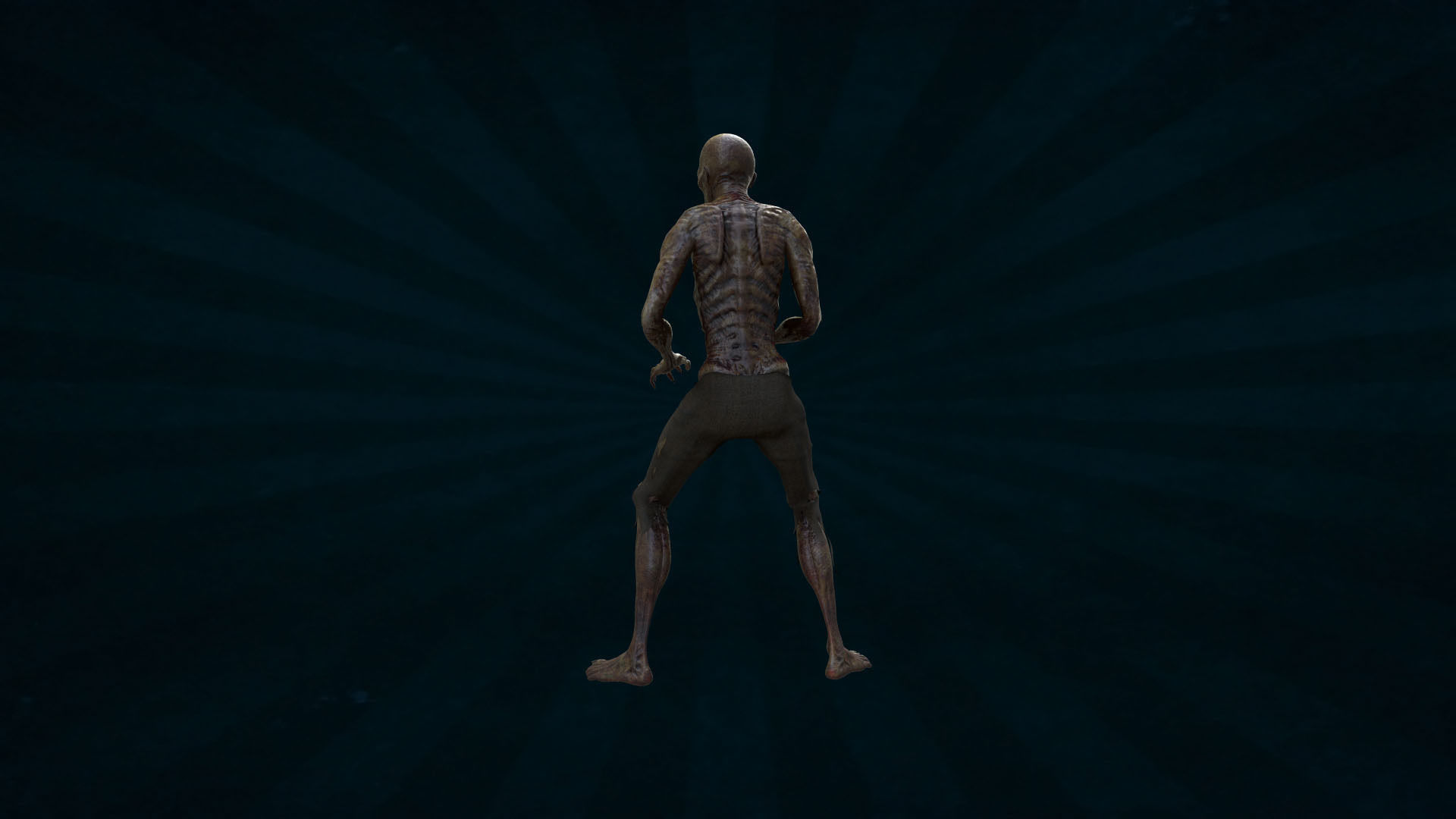 ZOMB-005 Zombie Dying Animation 3D model_6