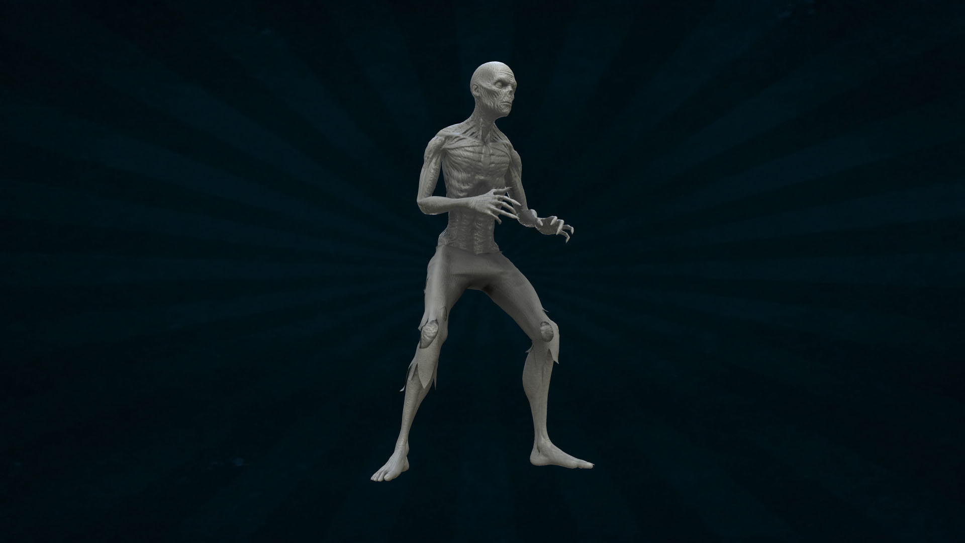 ZOMB-005 Zombie Dying Animation 3D model_3