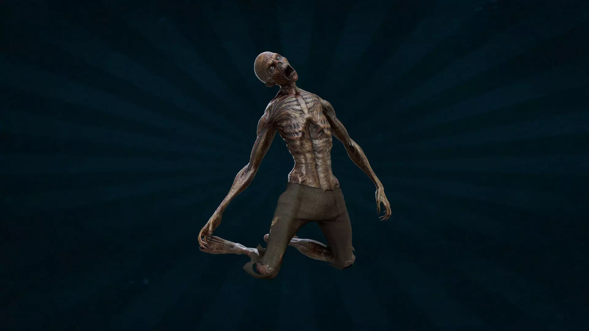 ZOMB-005 Zombie Dying Animation 3D model_0