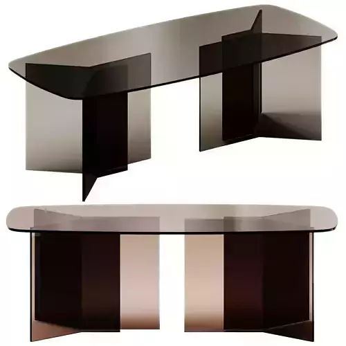 Tonelli Design THRIM glass table