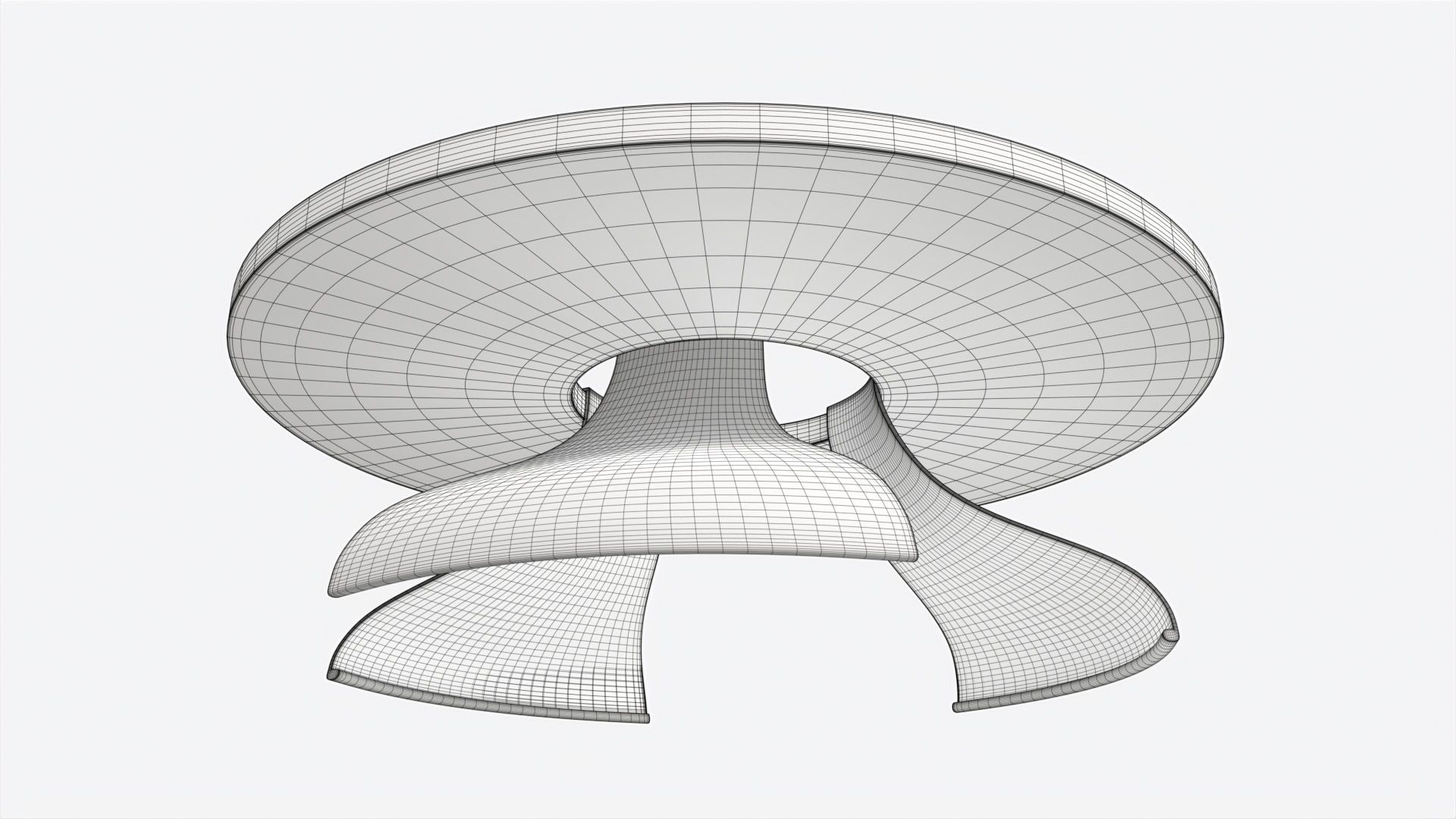 Cocktail Table Baker Discus 3D model_7