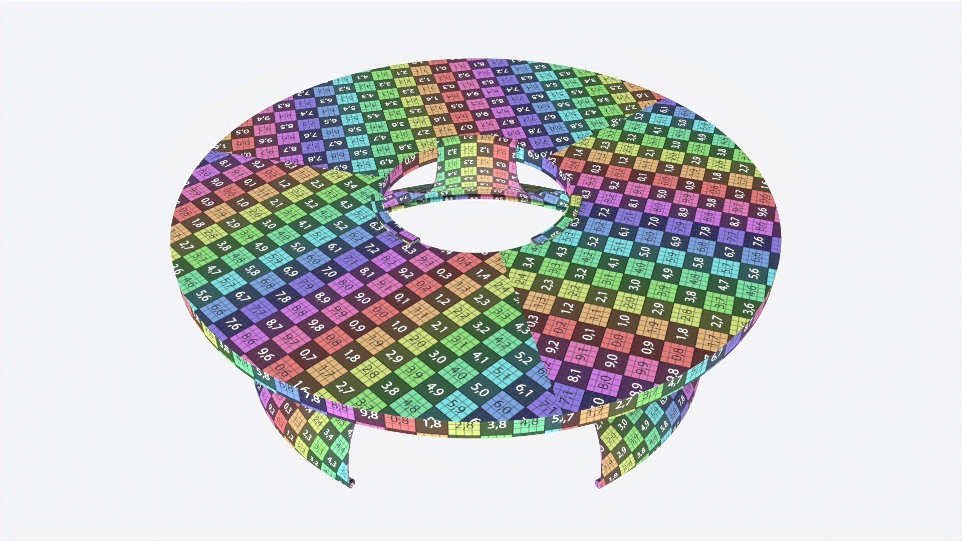 Cocktail Table Baker Discus 3D model_8