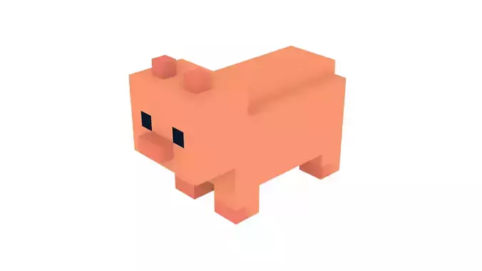 PIG VOXEL ANIMAL