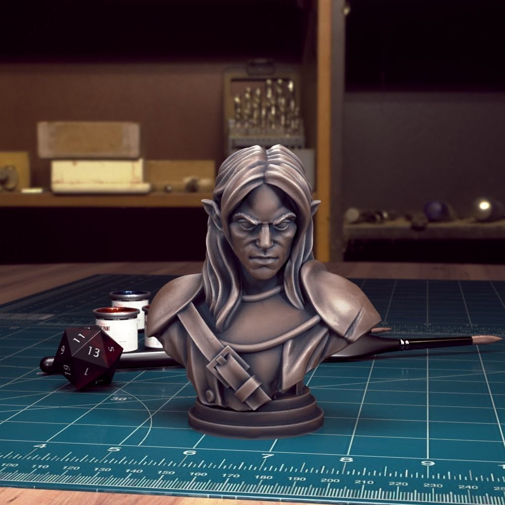 Curse of Strahd - Bust Pack 04 - Pre-Supported 3D print model_2