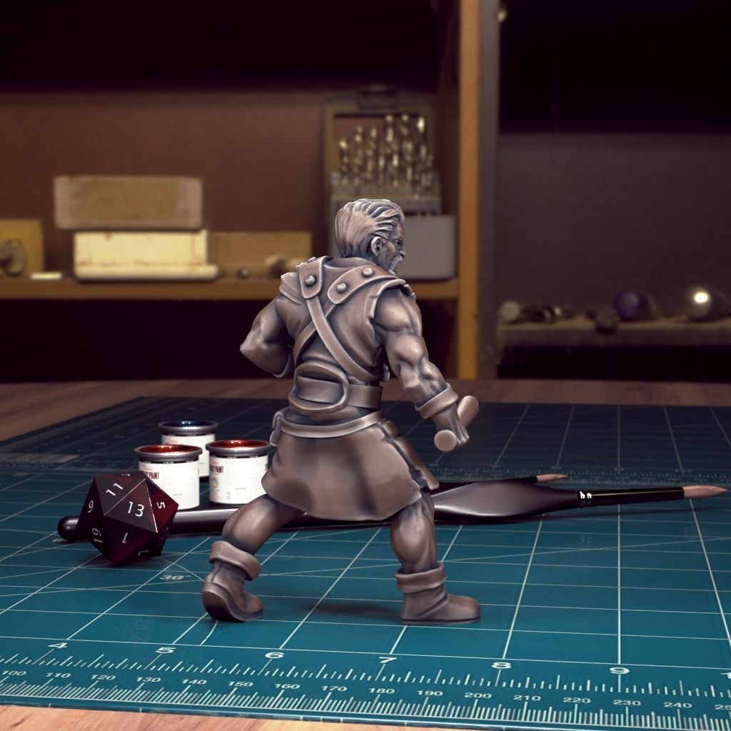 Curse of Strahd - Bust Pack 04 - Pre-Supported 3D print model_26