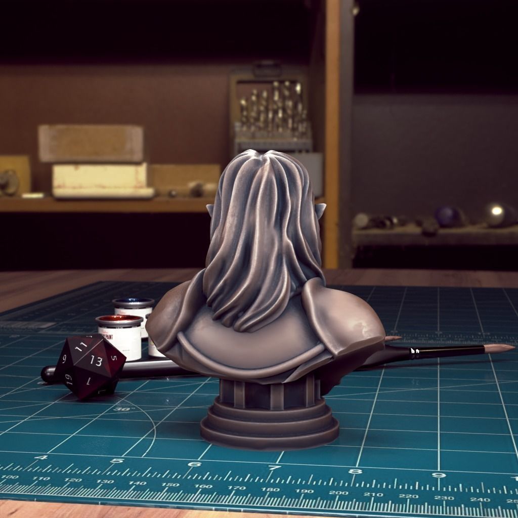 Curse of Strahd - Bust Pack 04 - Pre-Supported 3D print model_4