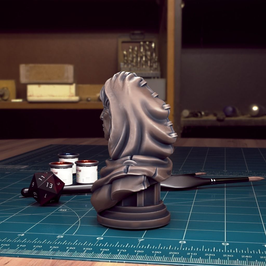 Curse of Strahd - Bust Pack 04 - Pre-Supported 3D print model_17