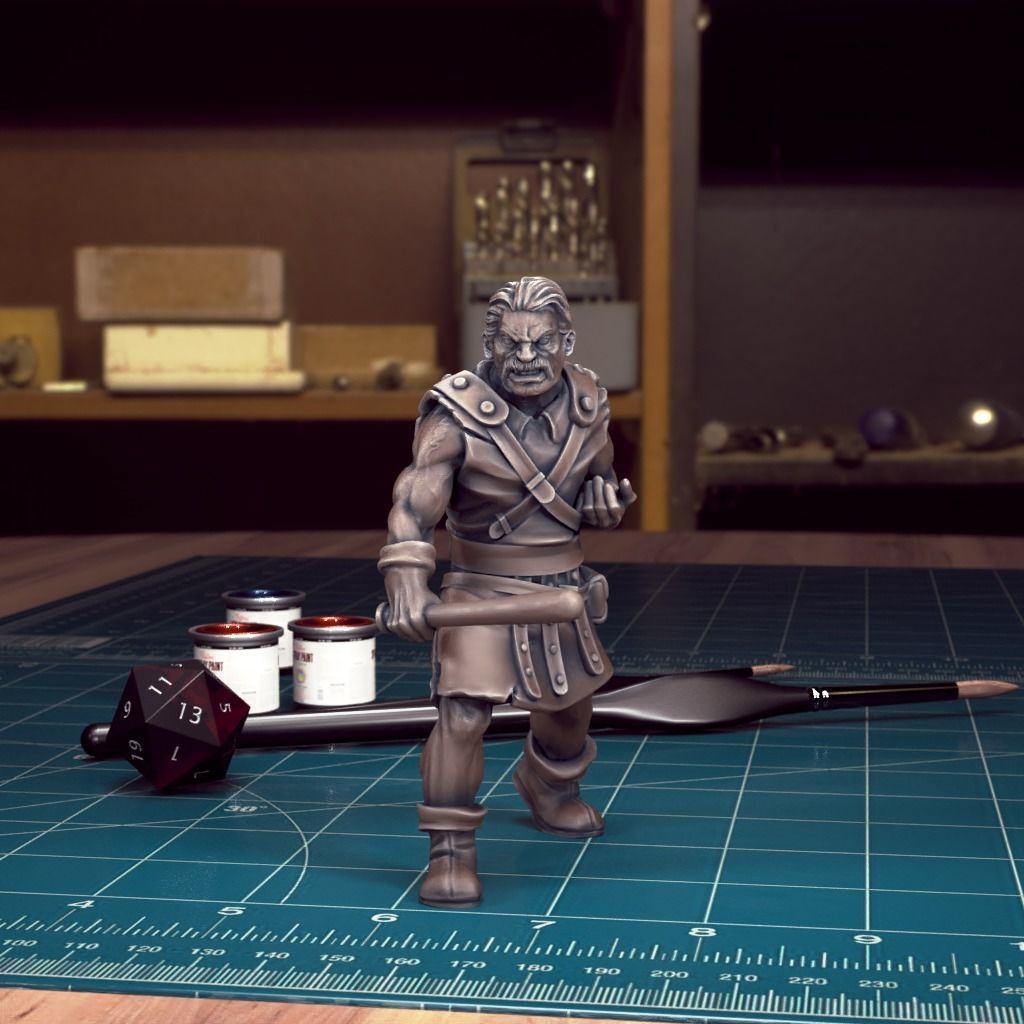 Curse of Strahd - Bust Pack 04 - Pre-Supported 3D print model_21