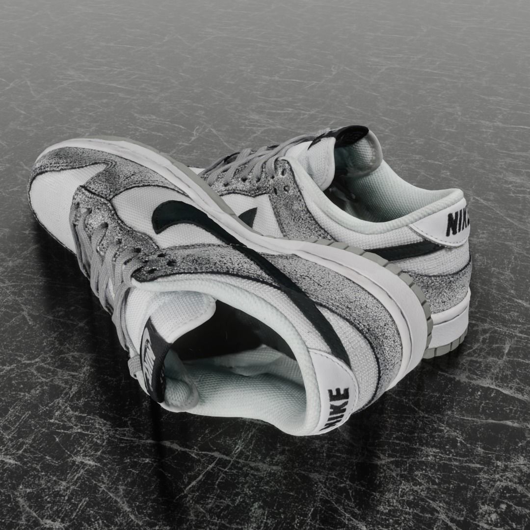 NIKE DUNK 3D SHOES Low-poly 3D model_5