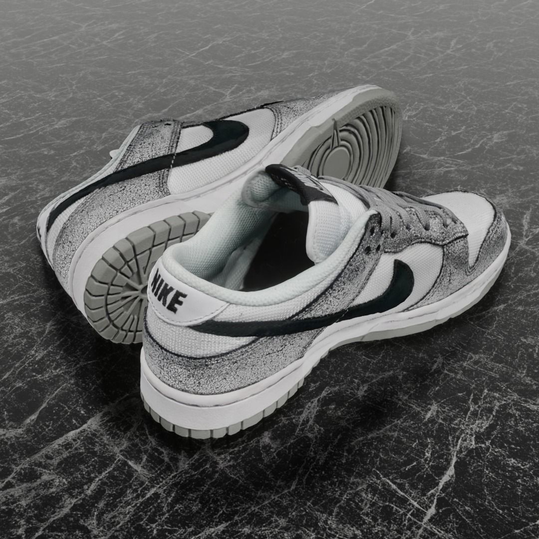 NIKE DUNK 3D SHOES Low-poly 3D model_4