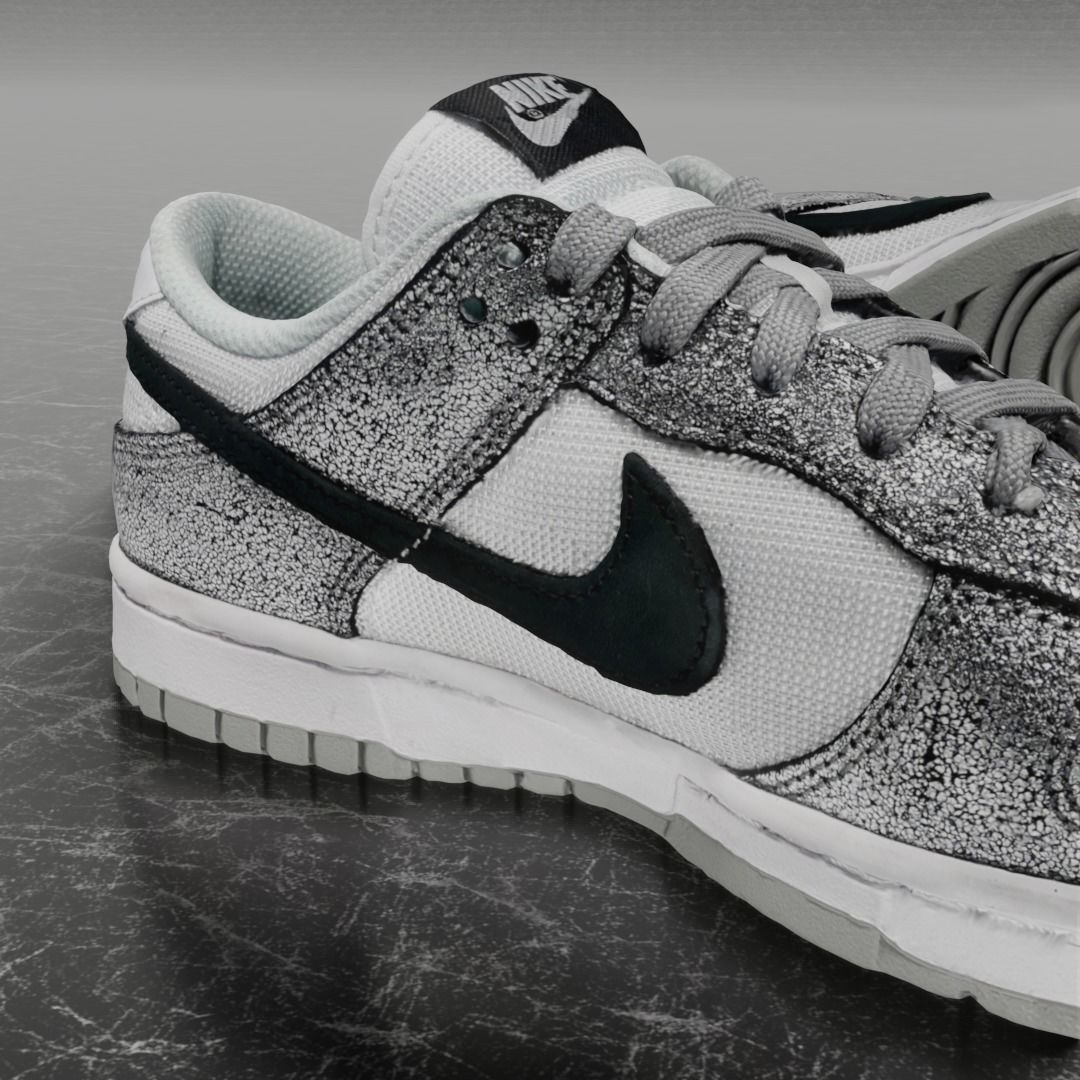 NIKE DUNK 3D SHOES Low-poly 3D model_8