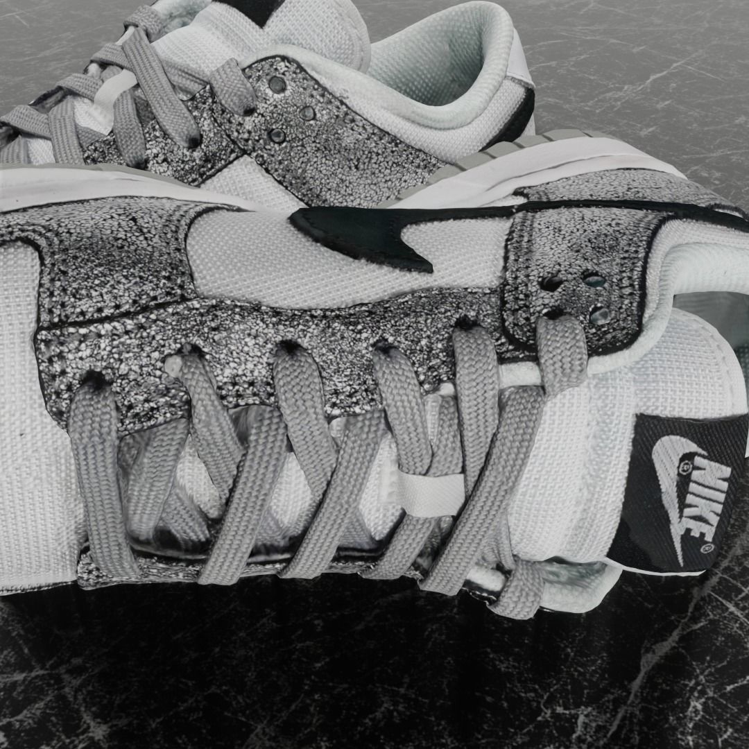 NIKE DUNK 3D SHOES Low-poly 3D model_7