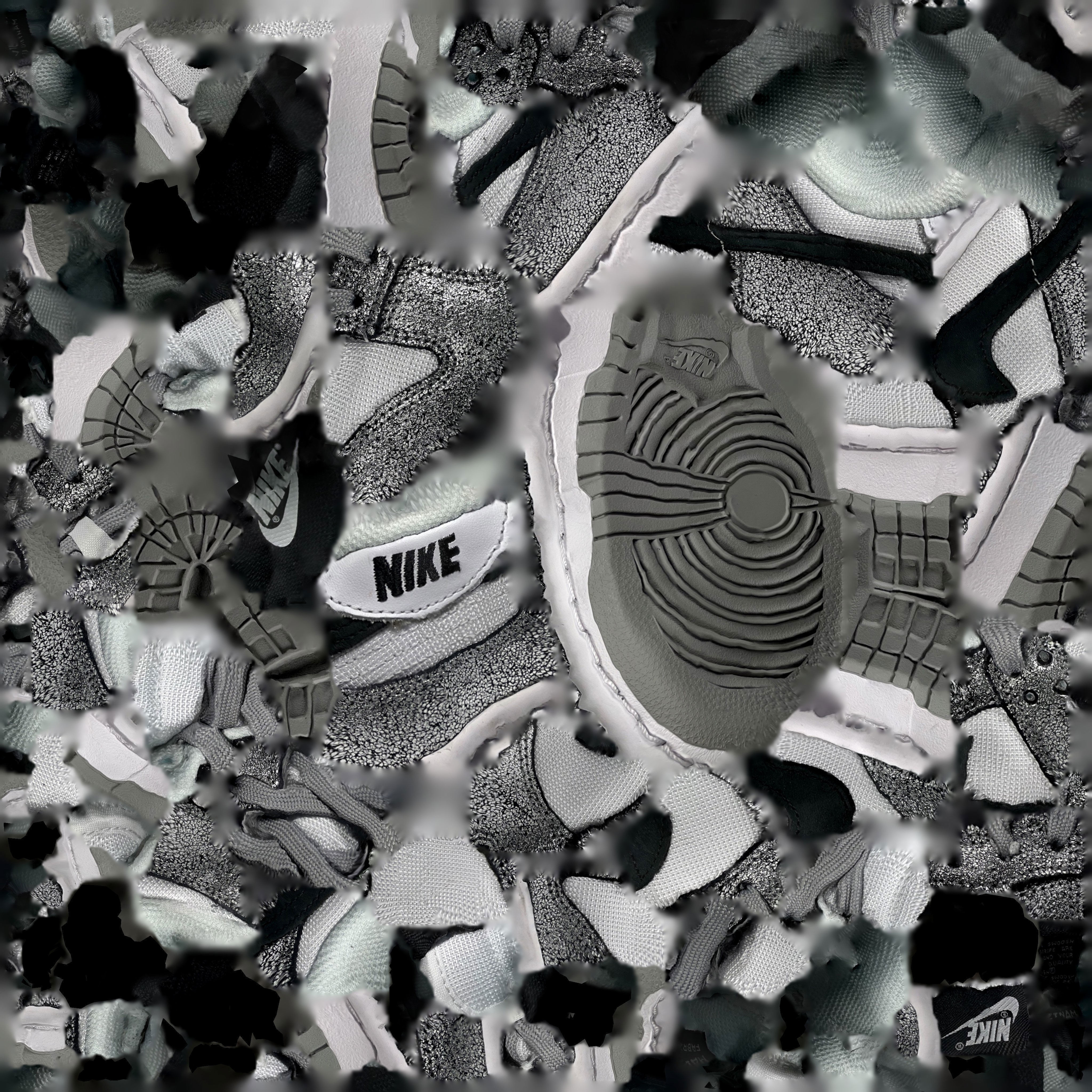 NIKE DUNK 3D SHOES Low-poly 3D model_12