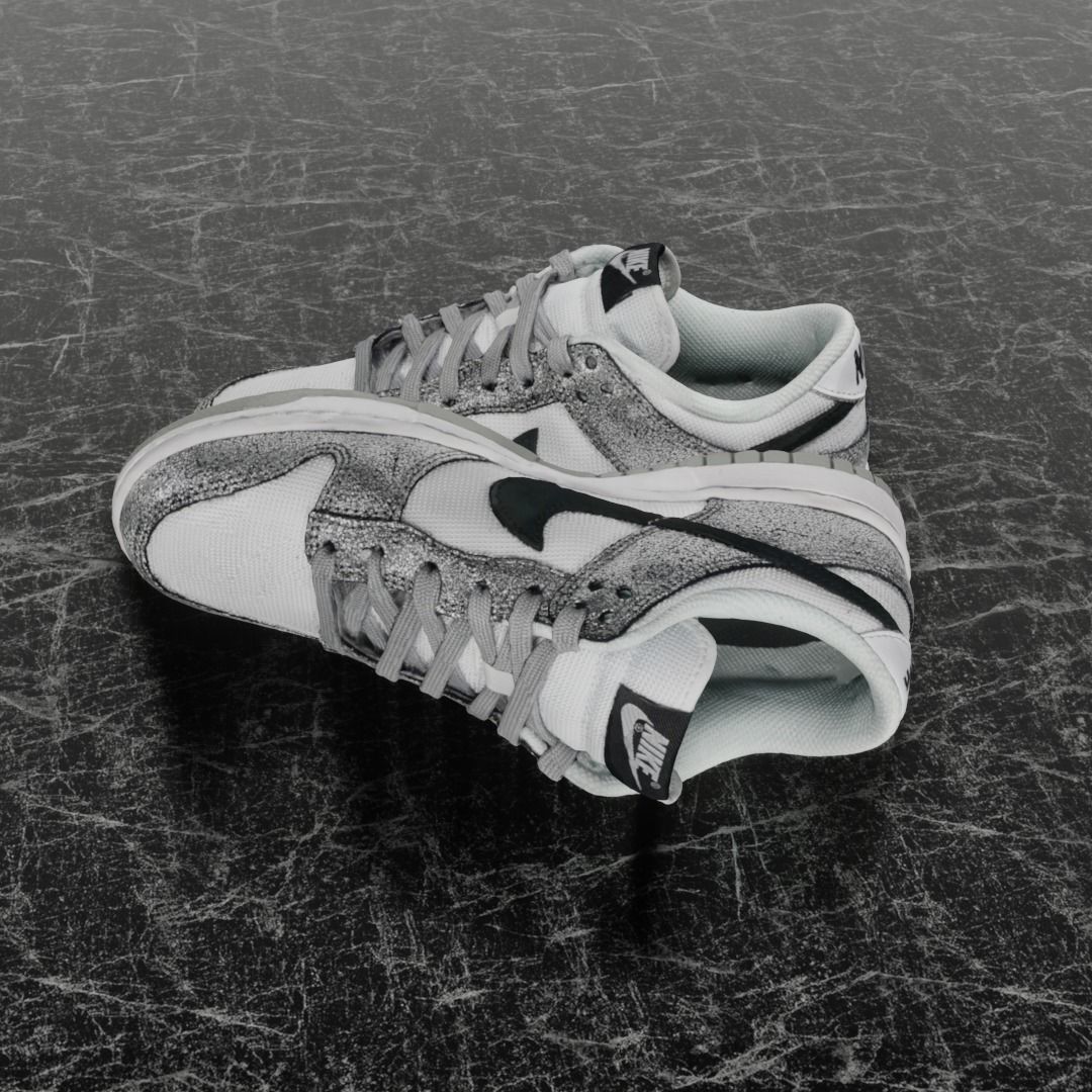 NIKE DUNK 3D SHOES Low-poly 3D model_6