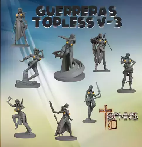 GUERRARES FOR TABLETOP V3 TOP 3D print model
