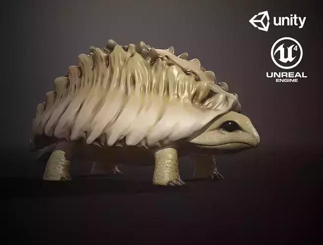 Tortoise1 - Game Ready Low-poly 3D model Low-poly 3D model