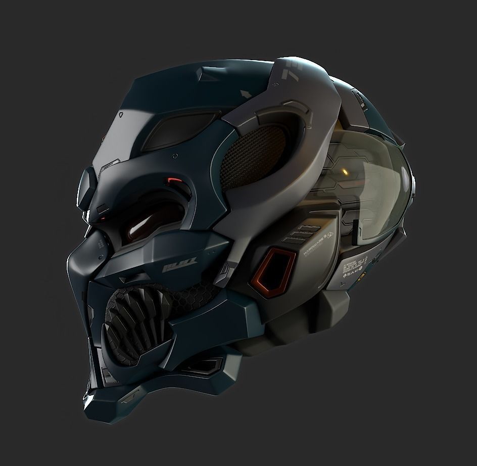 Helmet 022 03 3D model_2