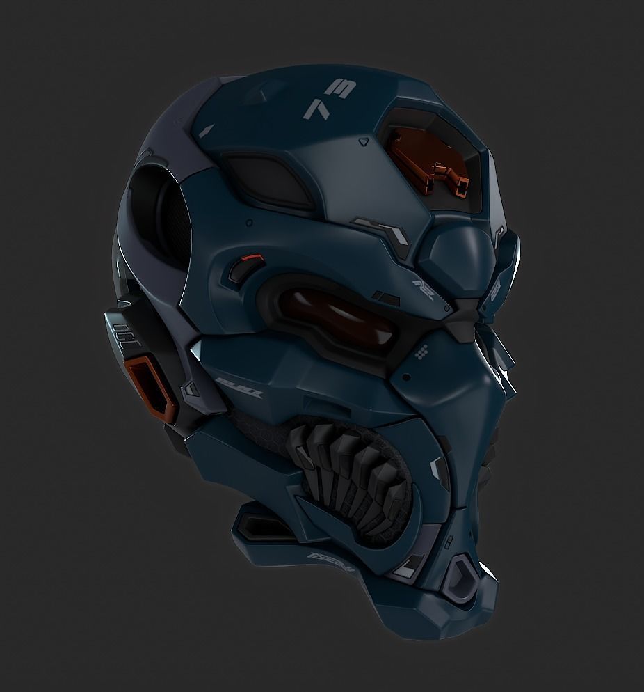 Helmet 022 03 3D model_1