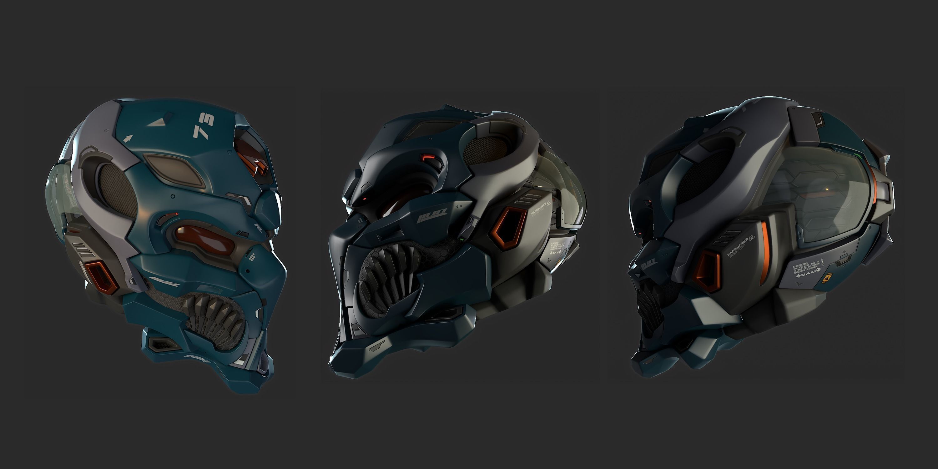 Helmet 022 03 3D model_4