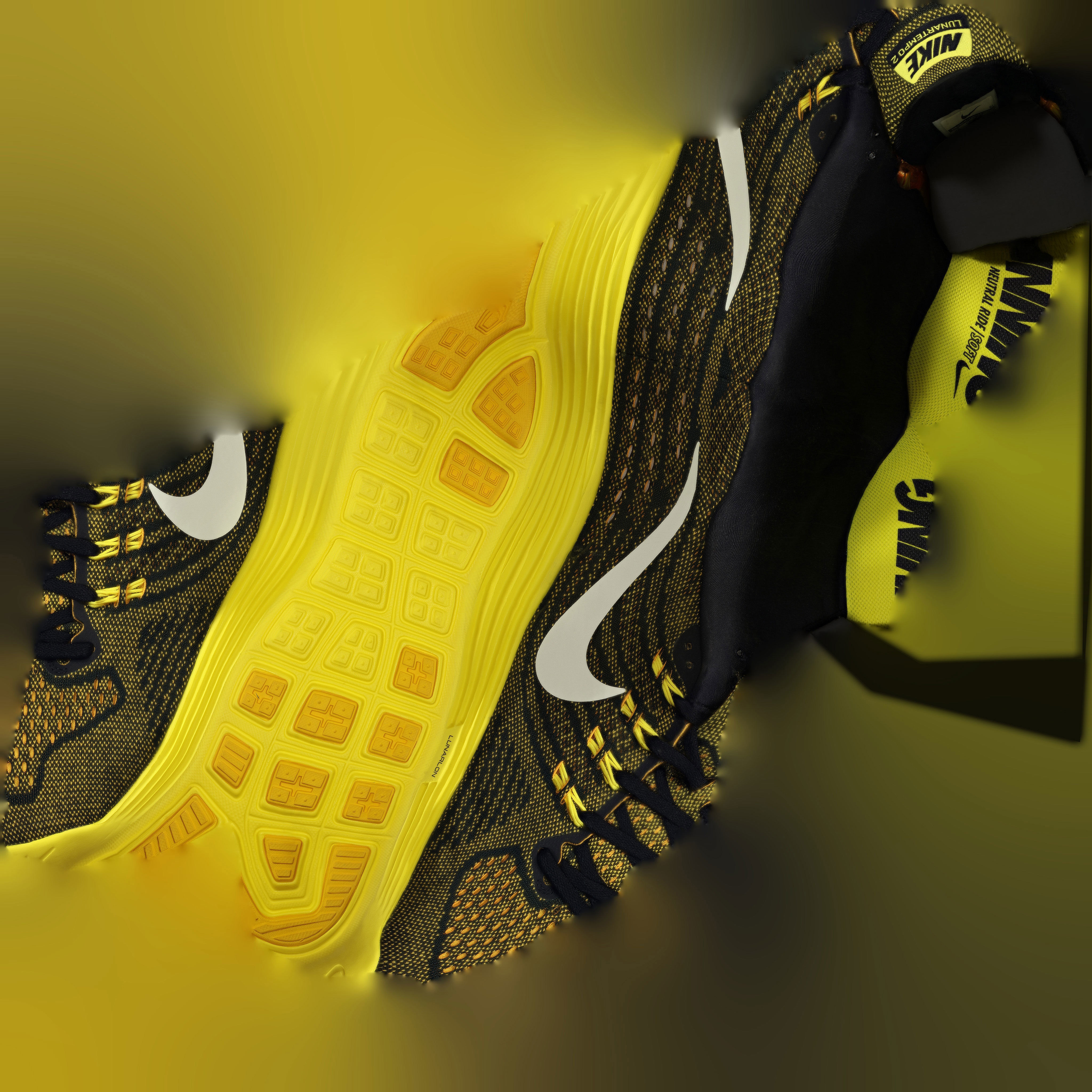 NIKE LUNAR TEMPO 2 3D SHOES - YELLOW Low-poly 3D model_12