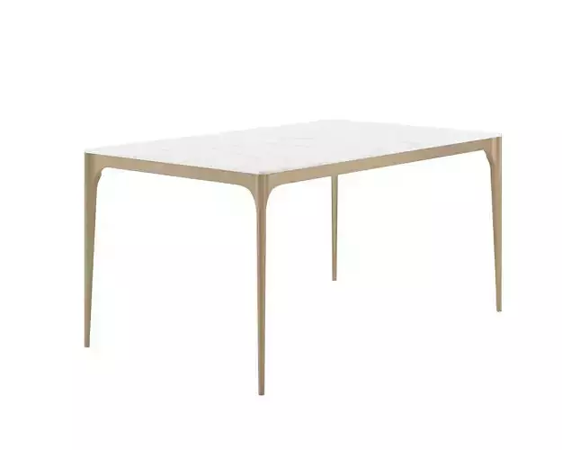 Canto Quartz Dining Table 3D model