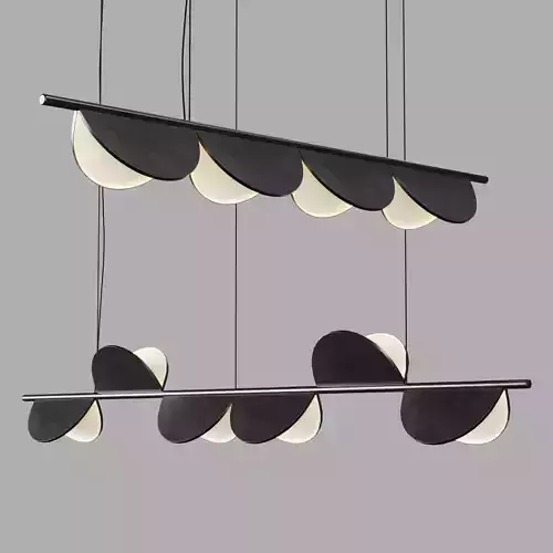 ALMENDRA LINEAR Low-poly 3D model