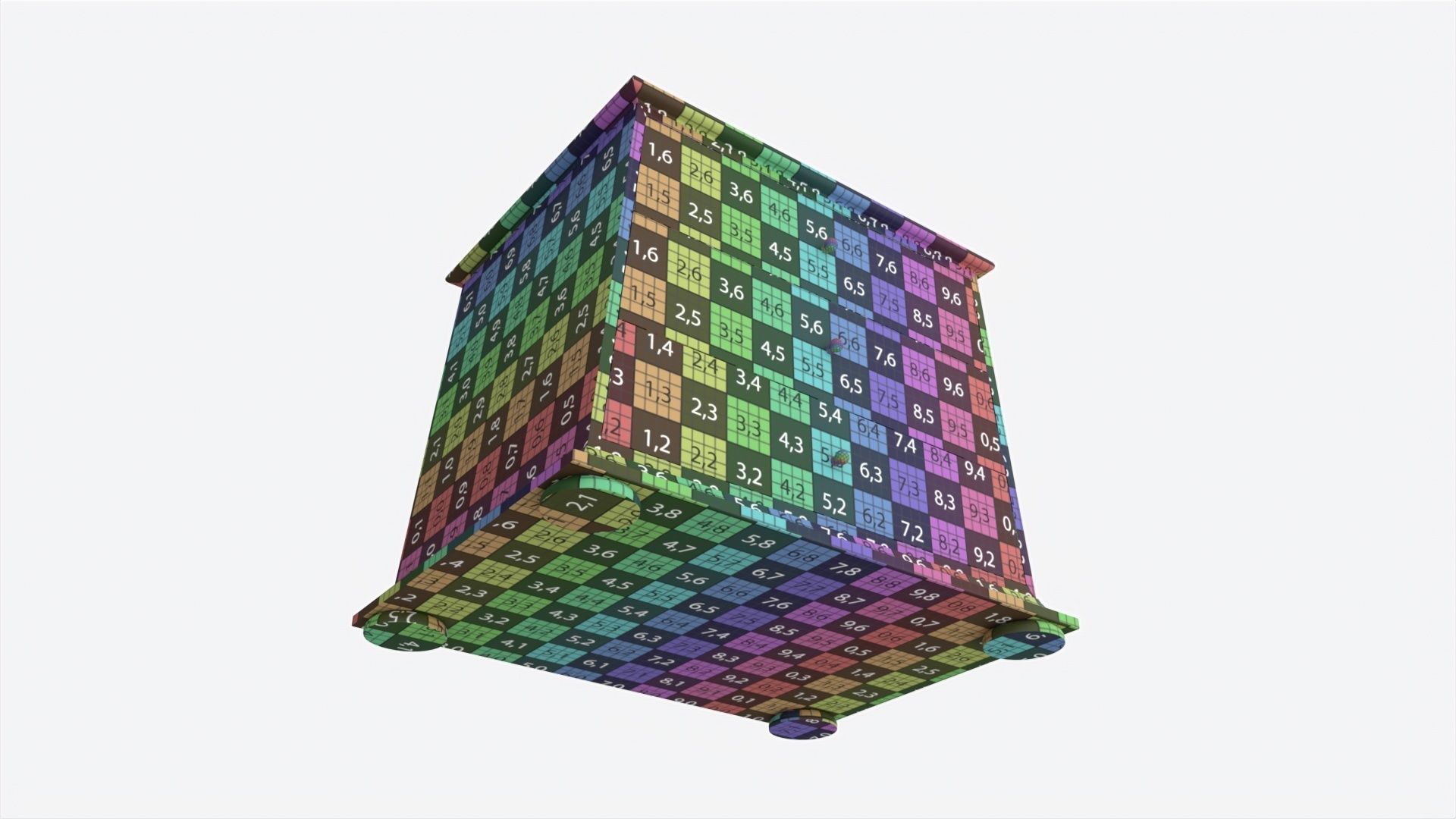 Nightstand Baker Sans Flora 3D model_9