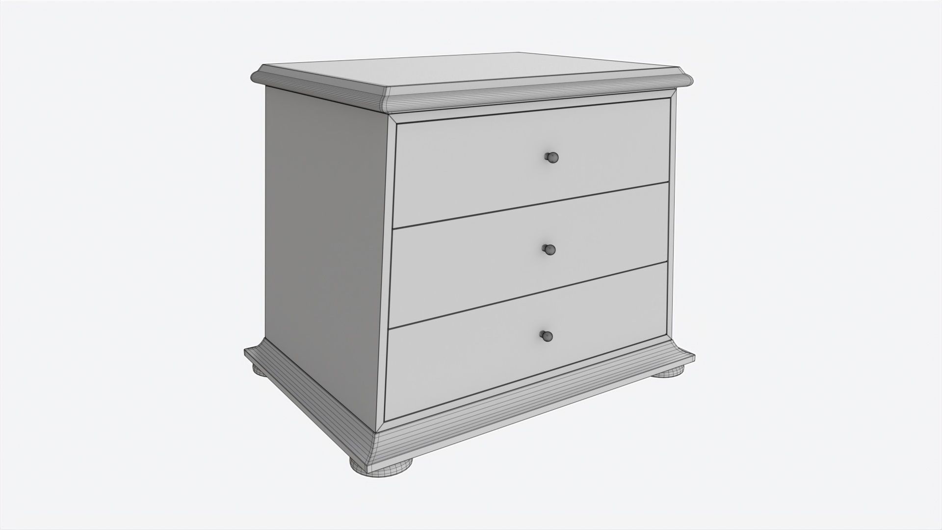 Nightstand Baker Sans Flora 3D model_6