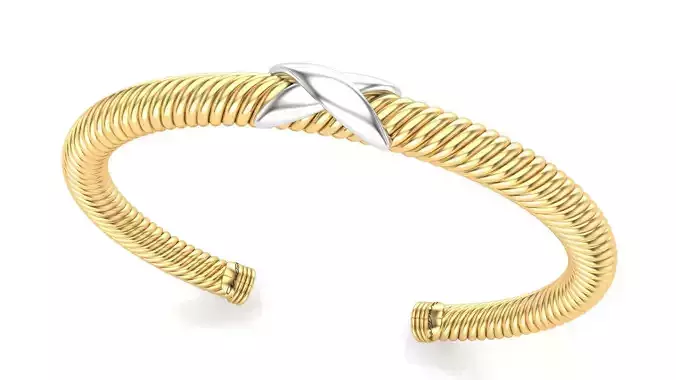 X-Style Bangle Bracelet 3D print model