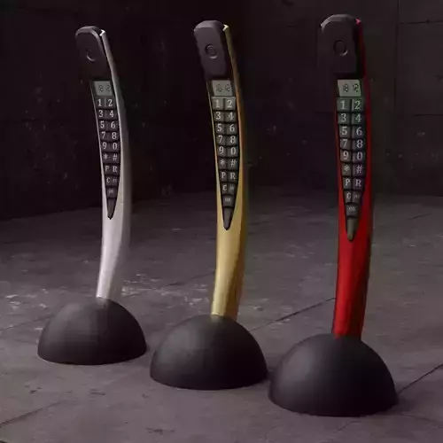 BeoCom 2 Skyscraper Phone Medium Poly 4K textures