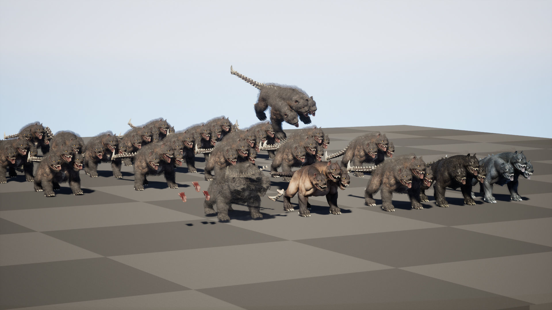 Cerberus Low-poly 3D model_59