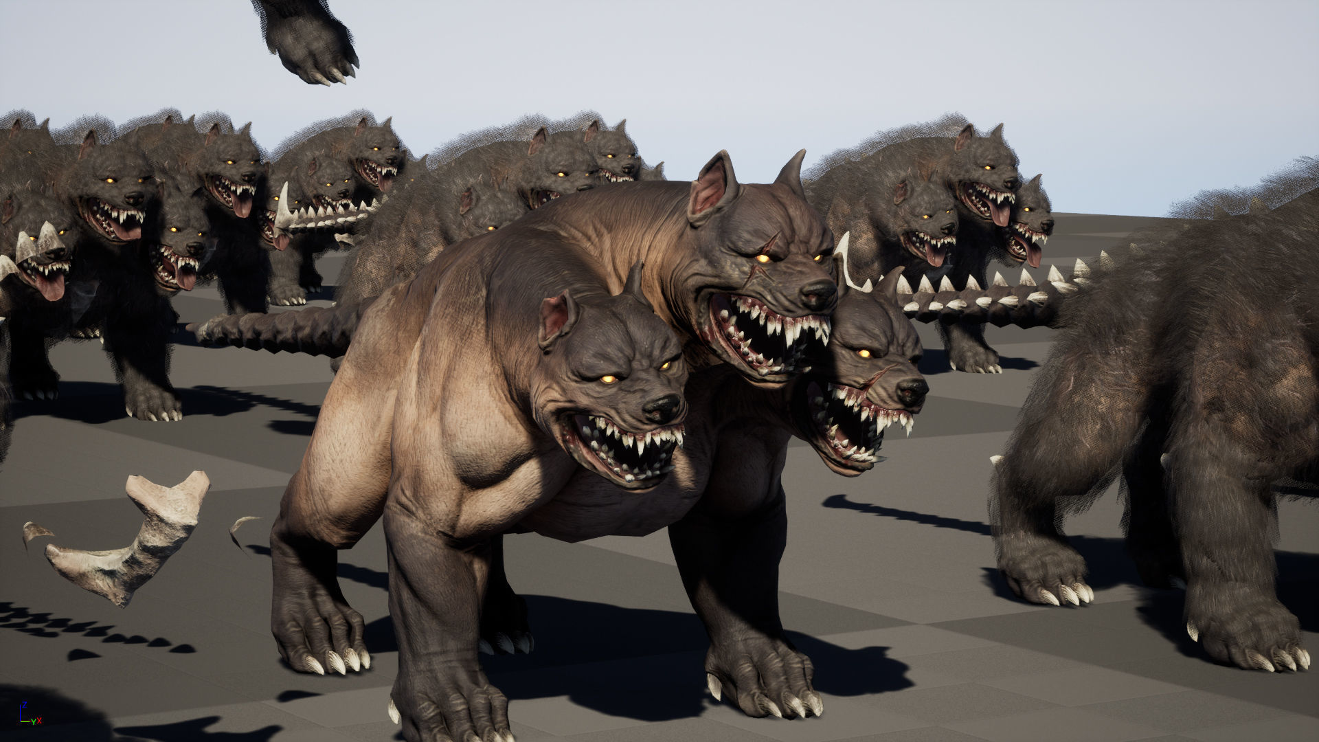 Cerberus Low-poly 3D model_58