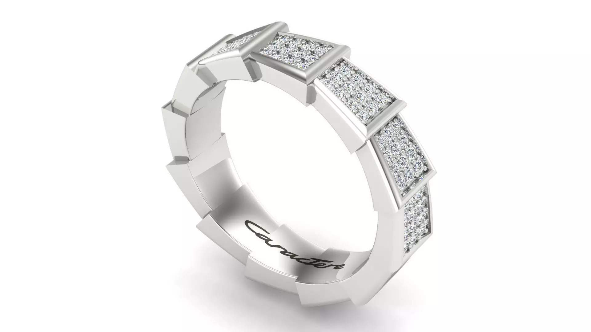 Viper Ring 3D print model_0