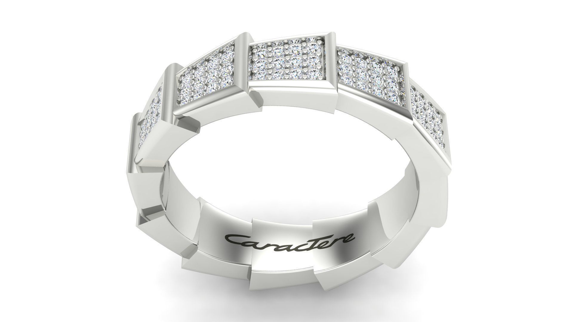 Viper Ring 3D print model_1