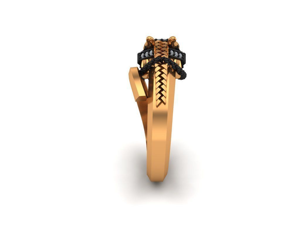 HORSE RING-ANILLO CABALLO 3D print model_5