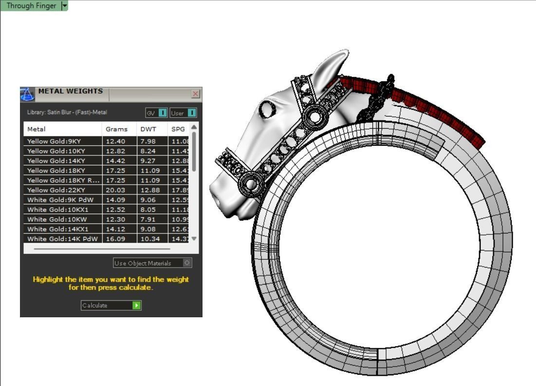 HORSE RING-ANILLO CABALLO 3D print model_9