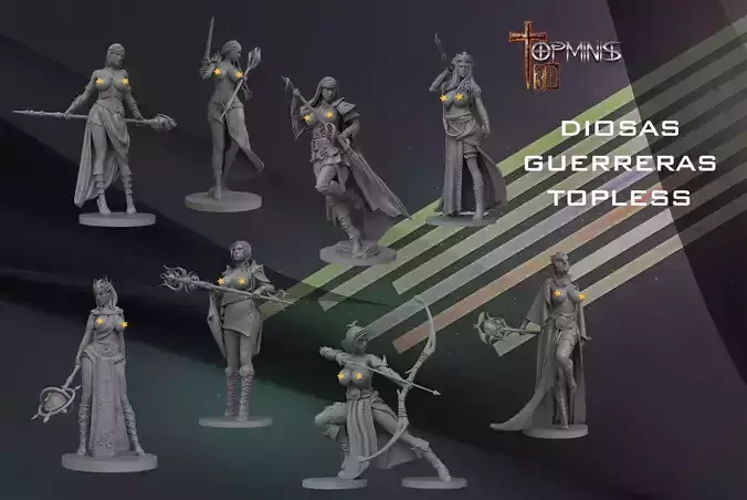 TABLETOP WARRIORS 3D print model