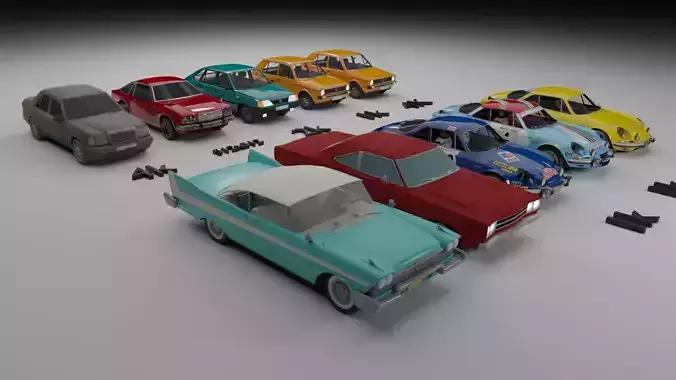 Cars Collection 3D model