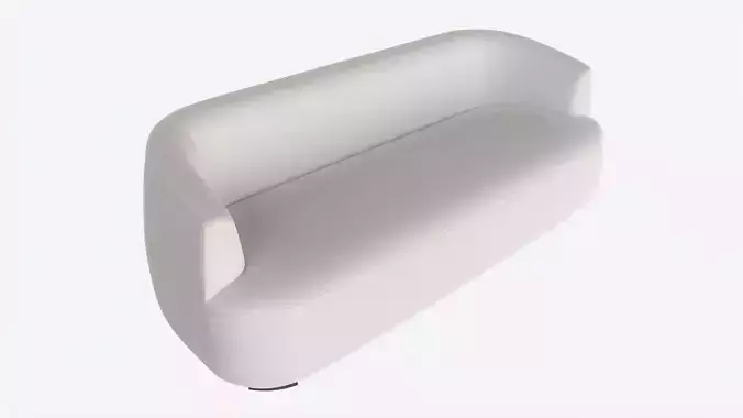 Sofa Baker Cabochon Free 3D model